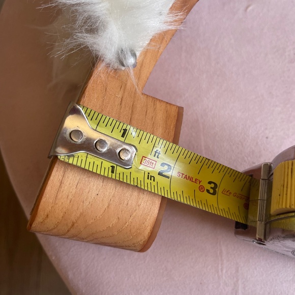 Free People White Faux Fur Sonnet Clogs - Picture 5 of 6